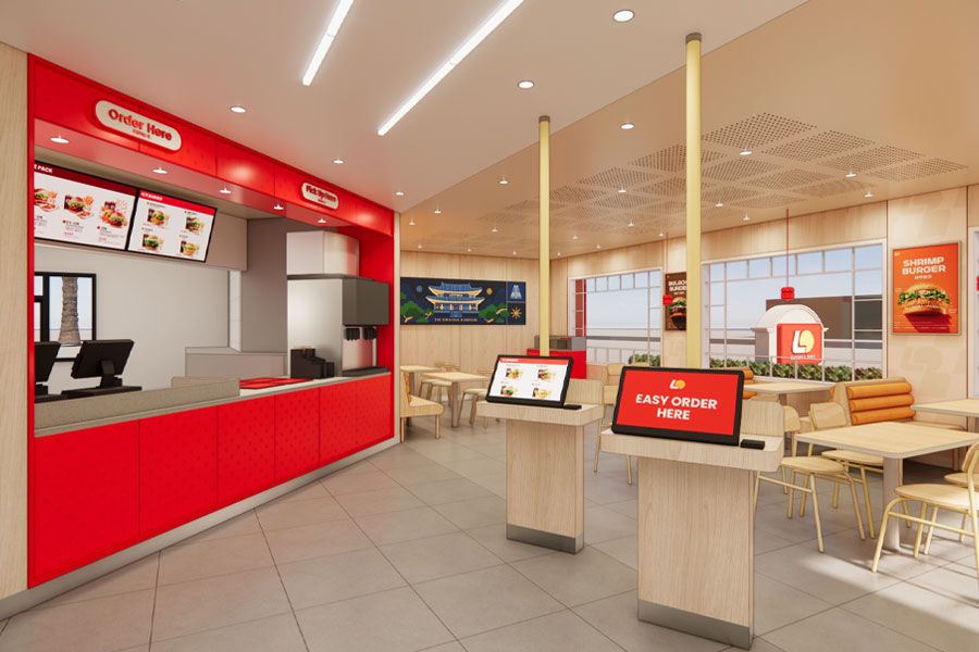 LOTTERIA Inside the store