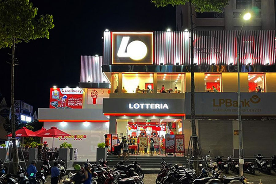 LOTTERIA store in Vietnam
