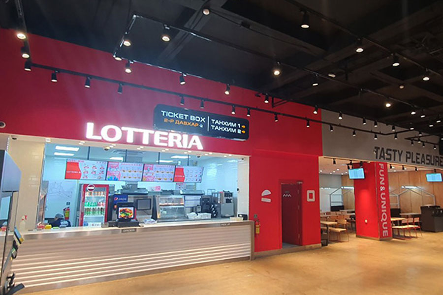 LOTTERIA store in Mongolia