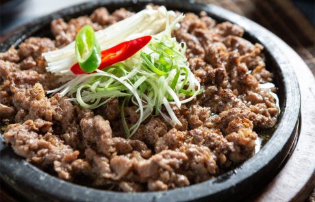 Bulgogi image with green onion