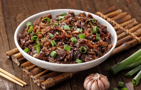 Bulgogi with green onion
